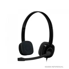 LOGITECH - AUDIFONOS H151 STEREO NEGRO 981-000587