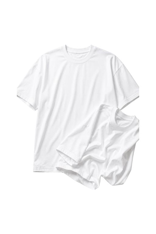 DUOPACK POLOS OVERSIZE BASICO BLANCO