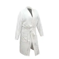 ARLIN TEXTIL - Bata Premium 450 GR Algodón Premium / Plateado Arlin Fit Frech