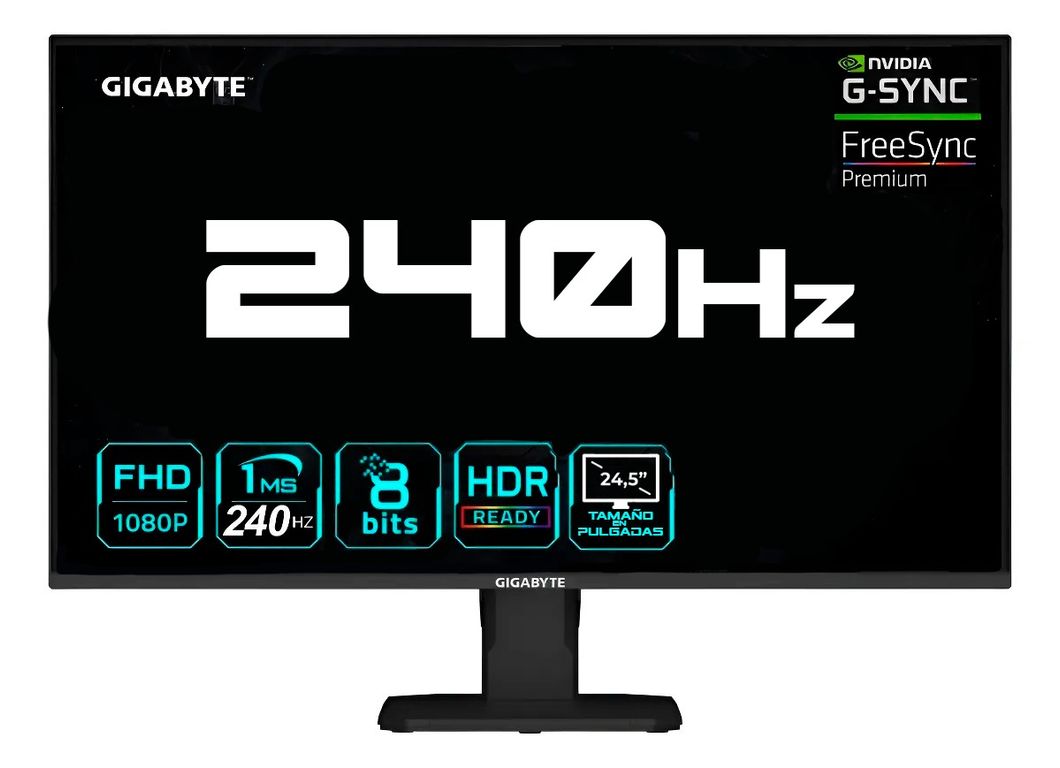 MONITOR 25 240HZ 1MS GS25F2A Gaming DP 300 CAND IPS PARL 2W