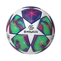 SHOWGOL - PELOTA DE FUTSAL PU THERMOSELLADA TALLA 3.5 VERDE/MORADO