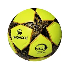 SHOWGOL - PELOTA DE FUTSAL PU THERMOSELLADA TALLA 3.5  AMARILLO /MARRON