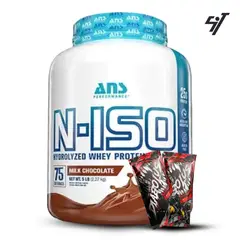 ANS PERFORMANCE - N-Iso 100% Hydrolyzed Chocolate 5 Lbs 78 Sv + Shaker