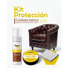 BEE'S MAX - Kit de Cuidado Para Cuero Bees Max