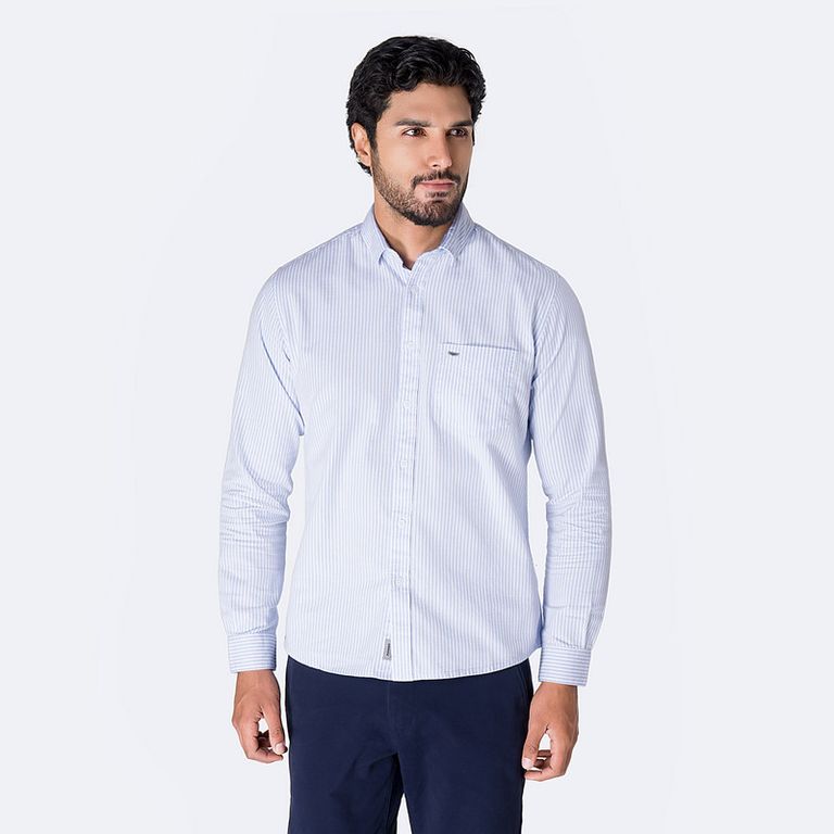 Camisa Listada Hombre Larsen001Ml