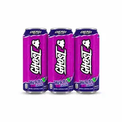 GENERICO - Ghost Energy Pack 3 unids Welchs Grape 473 ml