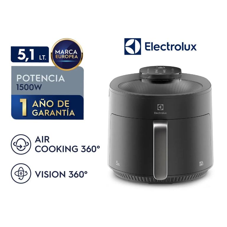 Freidora de Aire EAF170 5,1 L Expert con Vision360