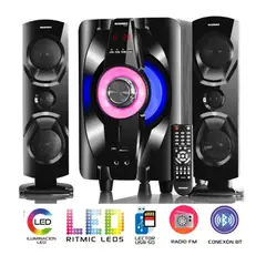 MICRONICS - Parlante 2.1 Shelby MIC S7011BT Negro
