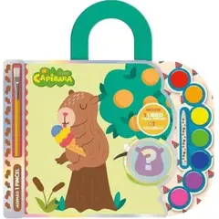 EDITORIAL PLANETA - LIBRO PARA COLOREAR -BLISTER ACUARELAS CAPIBARA