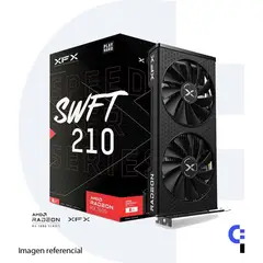 XFX - TARJETA DE VIDEO GDDR6 8GB RX 7600 SPEEDSTER SWFT 210 AMD RADEON 128 BITS