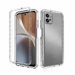 GENERICO - Case Transparente 360° para Motorola G14 Protección Completa Antigolpes