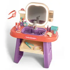 PEQUEÑAS TRAVESURAS - Tocador para Niñas con Luz LED y Sonidos +23 Accesorios