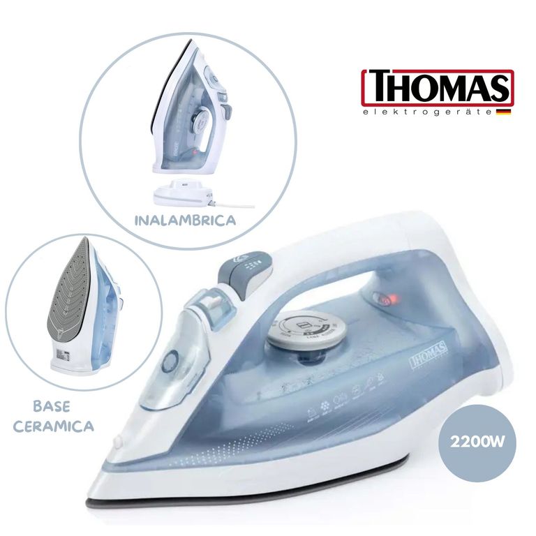 Plancha a Vapor Inalámbrica TH-7100
