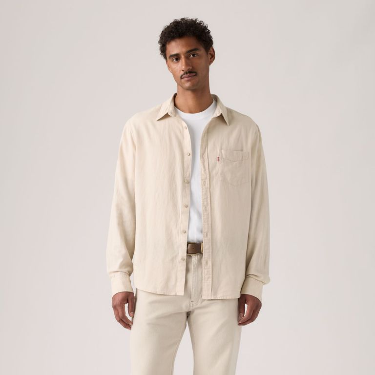 Camisa Hombre Sunset Standard Beige