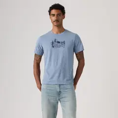 LEVIS - Polo Hombre Graphic Crewneck Tee Azul