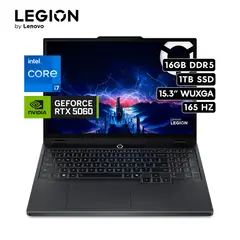 LENOVO - LAPTOP LEGION 5 15IRX10 - I7 13650HX RAM 16GB 1TB SSD RTX 5060 8GB 15.3" WUXGA 165HZ W11