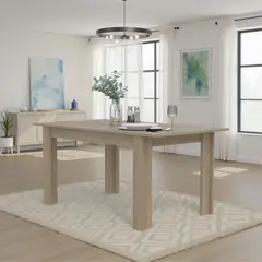 TUHOME - Mesa De Comedor Portofino Rovere 75,0x160,0x88,0 Cm