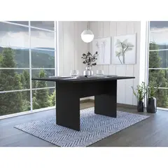 TUHOME - Mesa De Comedor Beijing Wengue 74,6x160,0x90,0 Cm