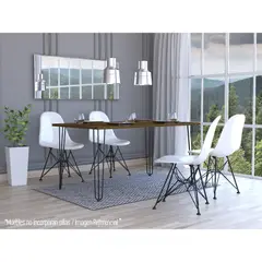 TUHOME - Mesa De Comedor Vassel 74,3x160,0x90,0 Cm