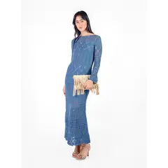MICHELLE BELAU - Vestido largo tejido manga larga - early spring