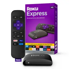 ROKU - Convertidor a Smart TV Express HD + control remoto + HDMI