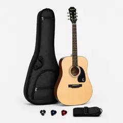 EPIPHONE - GUITARRA ACUSTICA DR-100 NATURAL PACK