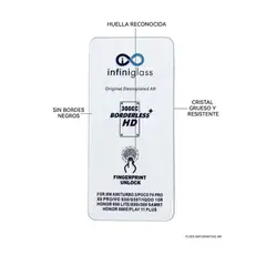 SPACE - MICA DE VIDRIO FLAYR SIN BORDE ANTICHOK PARA POCO F8 PRO - POCO X8 PRO