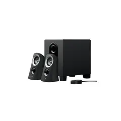 LOGITECH - Parlante 2.1 Z313 De 25W En Color Negro - Sonido Envolvente Y Potente Para Tu Hog