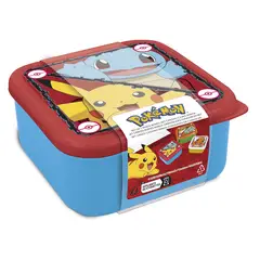 TUKIBABY - TAPER SET DE 3 PCS SNACK STOR POKEMON