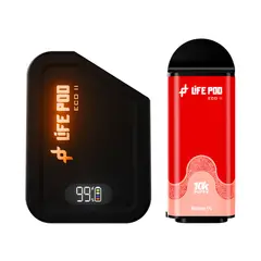 GENERICO - LIFE POD KIT 10K - SANDÍA CON DURAZNO HELADO