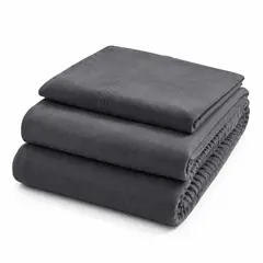 ARLIN TEXTIL - Juego De Sábanas 230 GR Polar Confort / Plomo Arlin
