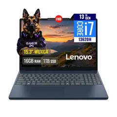 LENOVO - Laptop IdeaPad Slim 3 15IRH10 Intel Core i7 13620H 16GB RAM 1TB SSD 15.3 WUXGA IPS FreeDOS.