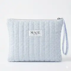 MAJE - Neceser para mujer de estilo celeste bebé - PERU