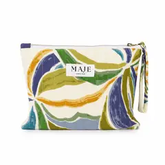 MAJE - Neceser para mujer de estilo verdoso - PERU