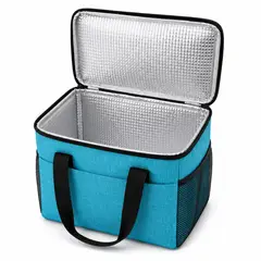GENERICO - Lonchera térmica portátil para trabajo oficina picnic viaje camping playa universidad