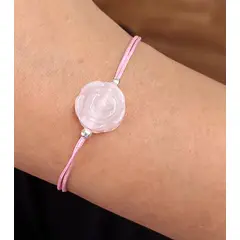 GENERICO - Pulsera Cuarzo rosa - Musas Vanidosas