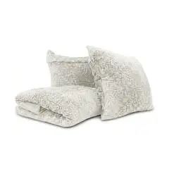 ARLIN TEXTIL - Manta Brick Blancket Microfibra Confort Blanco Arlin