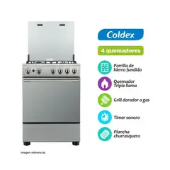Coldex - COCINA GAS 24 Top CX 608 PLUS