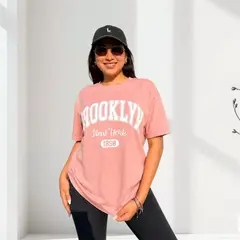 ENGELL - POLO OVERSIZE PALO ROSA BROOKLYN NEW