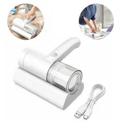 INSPIRA MARKET - Aspiradora Portátil Recargable Antiácarospara Colchones, Sofás, Almohadas