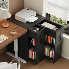 MASIVA HOME - Archivador Toshi 2 cajones Negro -