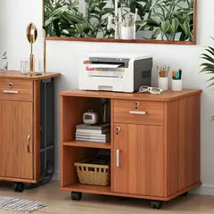 MASIVA HOME - Archivador Sougo 1 cajon Marrón -
