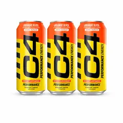CELLUCOR - C4 Performance Energy Pack 3 unds Orange Slice 473 ml