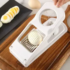 WELL BEING - Cortador Multifuncional de Acero Inoxidable 304 con Alambre de Acero para Frutas y Huevos