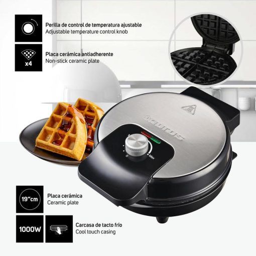 Waflera Antiadherente Sweet Cooking 1000W