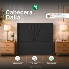 GENERICO - Cabecera Alta Dalia Queen - Color Negro