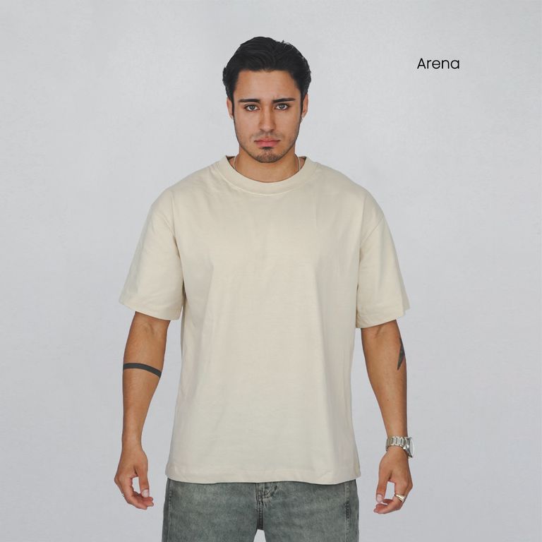 Polo Oversize 100% Algodón Unisex Arena