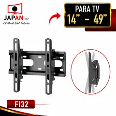 JAPANTEC EL RACK DEL FUTURO - Soporte TV Giratorio Extensible 14 a 49 Pulgadas Acero Reforzado 45 kg FI32