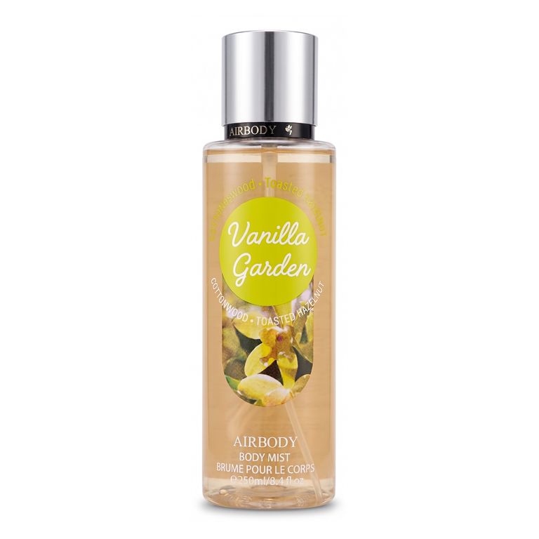 Colonia Body Mist Aroma Vainilla Dulce 250 ml - Fragancia Corporal Gourmand de Larga Sensación
