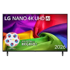 LG - TELEVISOR 85" NANO 4K UHD AI SMART TV 85NU800BPSB 2026 + PELOTA GRATIS